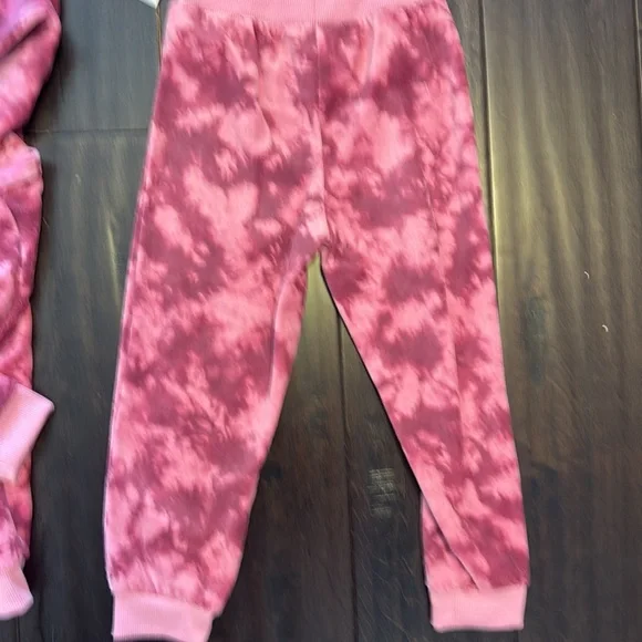 NWT Juicy Couture Toddler Girls Pink Tie-Dye Hoodie and Joggers Set - Picture 8 of 9